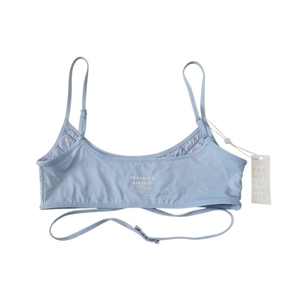 NEW Frankies Bikinis Katarina Waco & Dawson Cheeky Bikini Set in Baby Blue Large - Picture 5 of 16